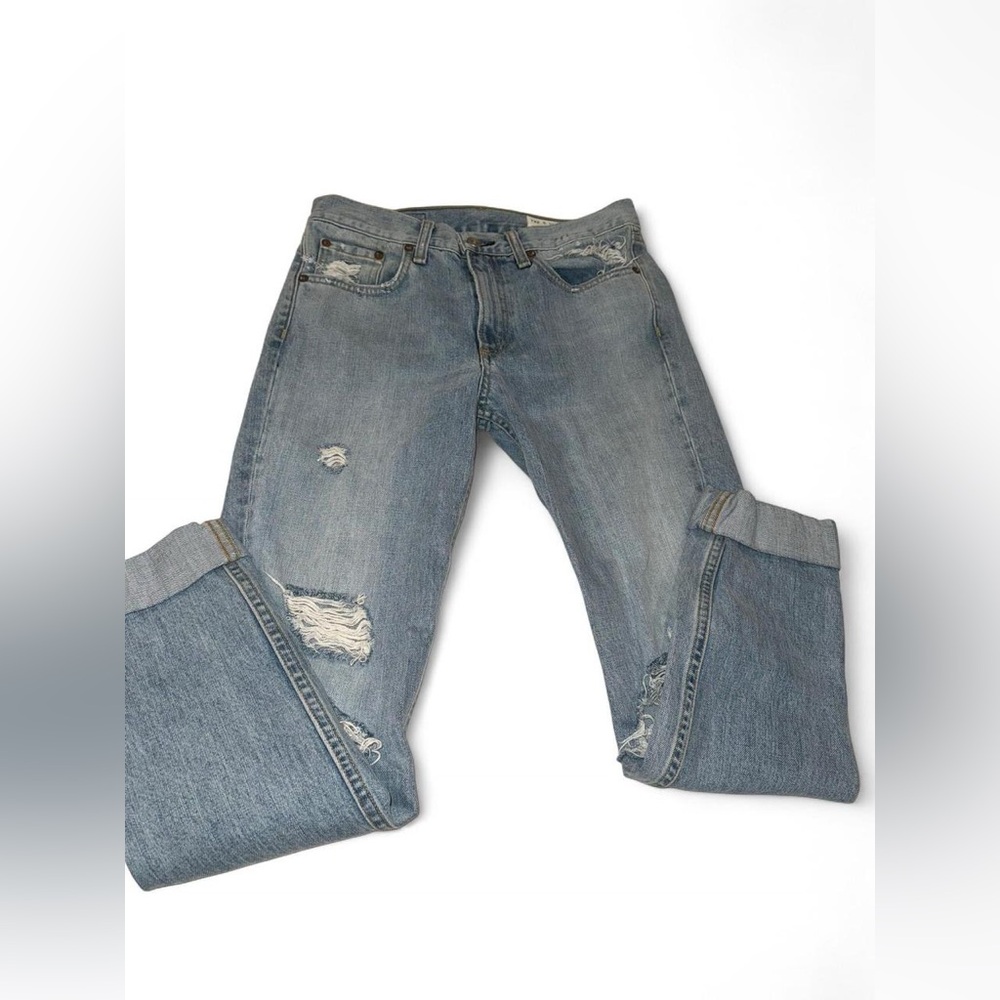 rag & bone womens distressed Cuff Jeans